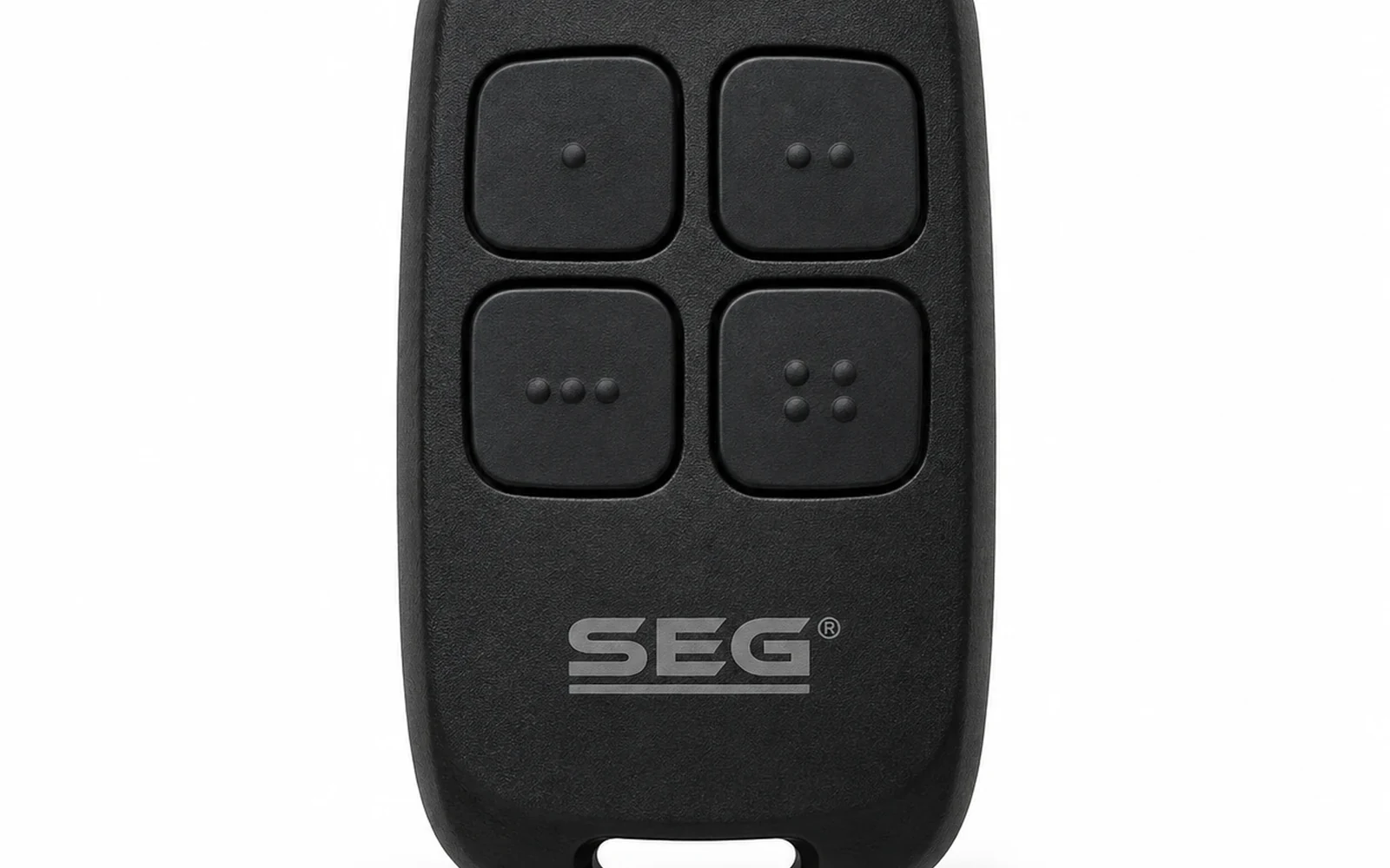 Control remoto SEG para control de acceso de puertas y portones automatizados
